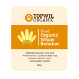 Topwil Organic Dried Whole Bananas