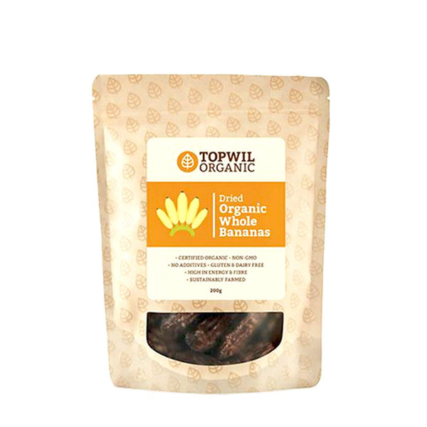 Topwil Organic Dried Whole Bananas