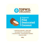 Topwil Organic Desiccated Coconut Fine