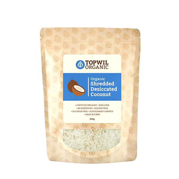 Topwil Organic Shredded Desiccated Coconut