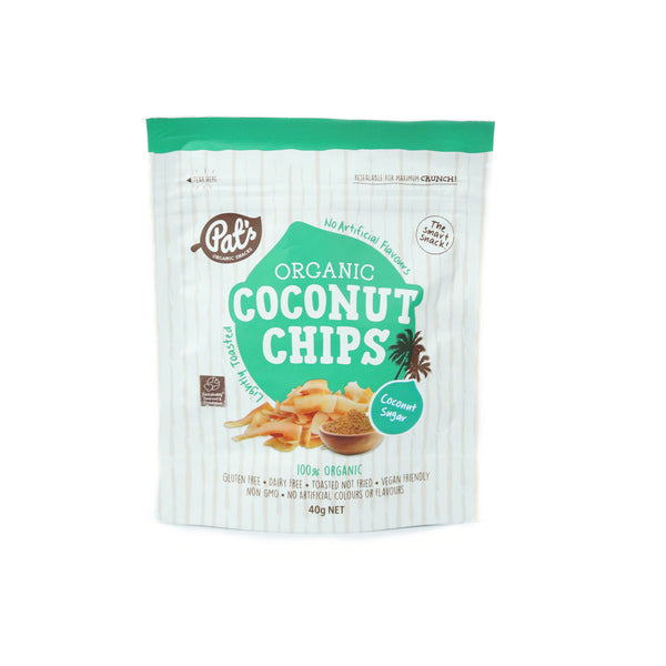 PATS Organic Coconut Chips with Coconut Sugar