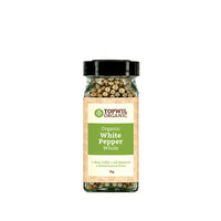 Topwil Organic White Pepper Whole