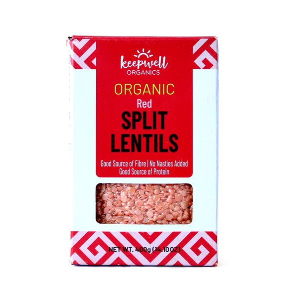 Keepwell Organic Red Split Lentils