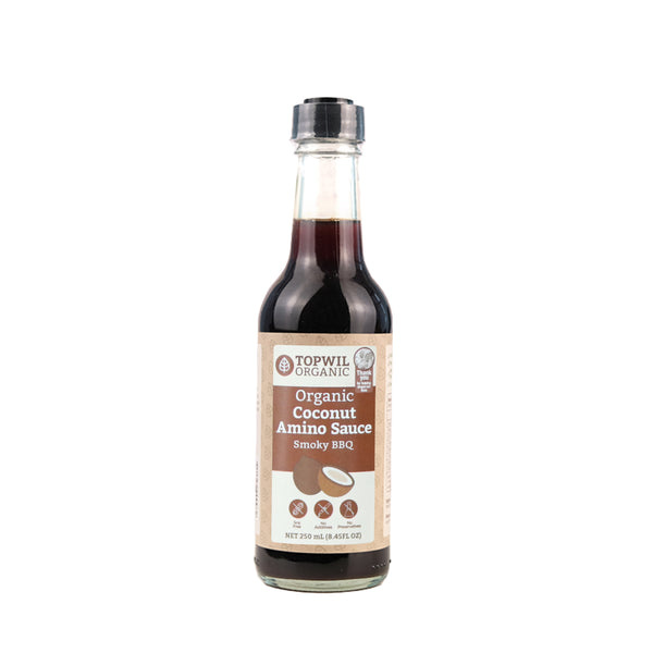 Topwil Organic Coconut Amino Sauce - Smoky BBQ 250ml